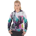 Graffiti Grunge Women s Overhead Hoodie