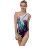 Graffiti Grunge To One Side Swimsuit