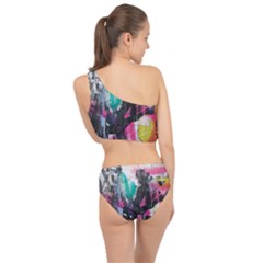 Spliced Up Two Piece Swimsuit 