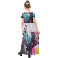Kids  Short Sleeve Maxi Dress 