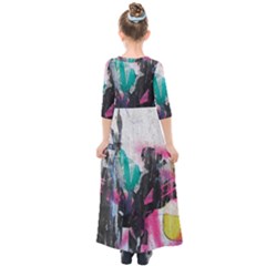 Kids  Quarter Sleeve Maxi Dress 