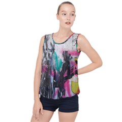 Bubble Hem Chiffon Tank Top 