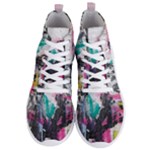 Graffiti Grunge Men s Lightweight High Top Sneakers