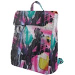 Graffiti Grunge Flap Top Backpack