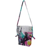 Graffiti Grunge Folding Shoulder Bag