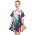 Graffiti Grunge Kids  Smock Dress