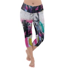 Lightweight Velour Capri Yoga Leggings 