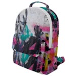 Graffiti Grunge Flap Pocket Backpack (Small)