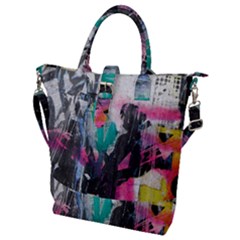 Buckle Top Tote Bag 