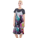 Graffiti Grunge Camis Fishtail Dress