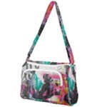 Graffiti Grunge Front Pocket Crossbody Bag