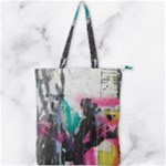 Graffiti Grunge Double Zip Up Tote Bag