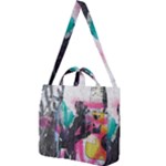 Graffiti Grunge Square Shoulder Tote Bag