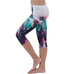 Kids  Lightweight Velour Capri Leggings  