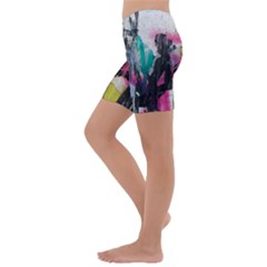 Kids  Lightweight Velour Capri Yoga Leggings 