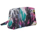 Graffiti Grunge Wristlet Pouch Bag (Large)