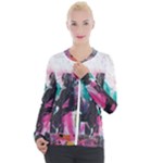 Graffiti Grunge Casual Zip Up Jacket