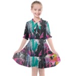 Graffiti Grunge Kids  All Frills Chiffon Dress