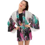 Graffiti Grunge Long Sleeve Kimono