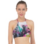 Graffiti Grunge Racer Front Bikini Top