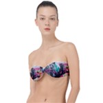 Graffiti Grunge Classic Bandeau Bikini Top 