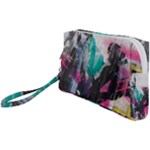 Graffiti Grunge Wristlet Pouch Bag (Small)