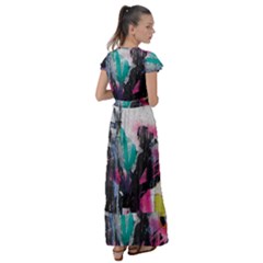 Flutter Sleeve Maxi Dress 