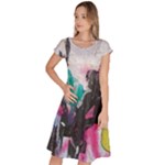 Graffiti Grunge Classic Short Sleeve Dress