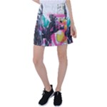 Graffiti Grunge Tennis Skirt