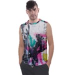 Graffiti Grunge Men s Regular Tank Top