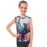 Graffiti Grunge Kids  Mesh Tank Top