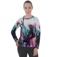 Graffiti Grunge Women s Long Sleeve Raglan Tee from ArtsNow.com