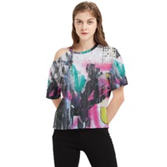 One Shoulder Cut Out T-Shirt 