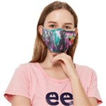 Graffiti Grunge Fitted Cloth Face Mask (Adult)