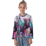 Graffiti Grunge Kids  Frill Detail Tee