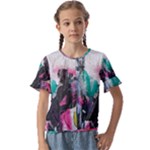 Graffiti Grunge Kids  Cuff Sleeve Scrunch Bottom Tee