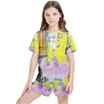 Graffiti Pop Kids  Tee and Sports Shorts Set