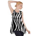 Zebra Side Drop Tank Tunic