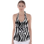 Zebra Babydoll Tankini Top