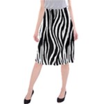 Zebra Midi Beach Skirt