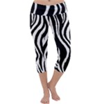Zebra Capri Yoga Leggings