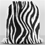 Zebra Drawstring Bag (Large)