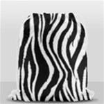 Zebra Drawstring Bag (Small)