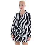 Zebra Women s Long Sleeve Casual Dress