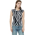 Zebra Women s Raglan Cap Sleeve Tee