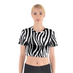 Zebra Cotton Crop Top