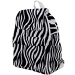 Zebra Top Flap Backpack