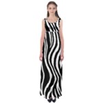 Zebra Empire Waist Maxi Dress