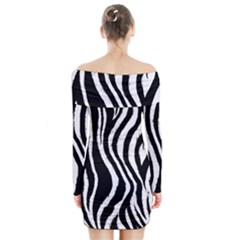 Long Sleeve Off Shoulder Dress 