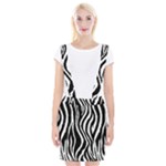 Zebra Braces Suspender Skirt